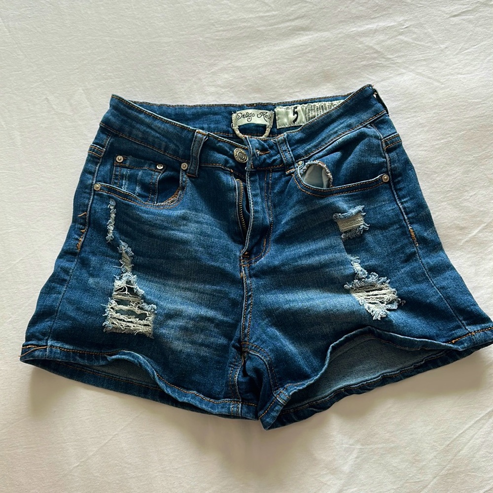indigo rein jean shorts